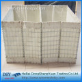 Sand filled hesco barriers galvanized gabion box